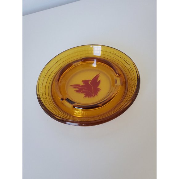 Amber Phoenix Ashtray - Picture 2 of 4